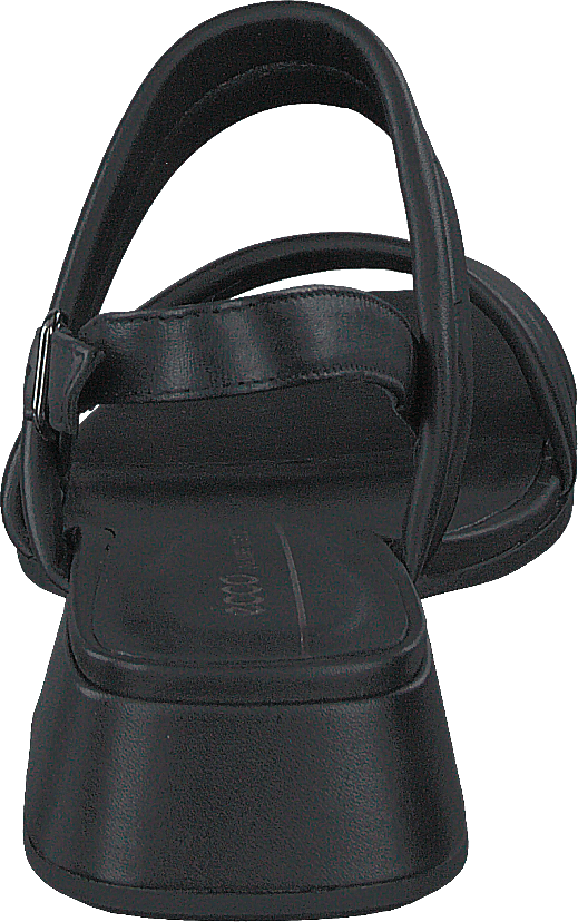 Ecco Elevate Squared Sandal Noir