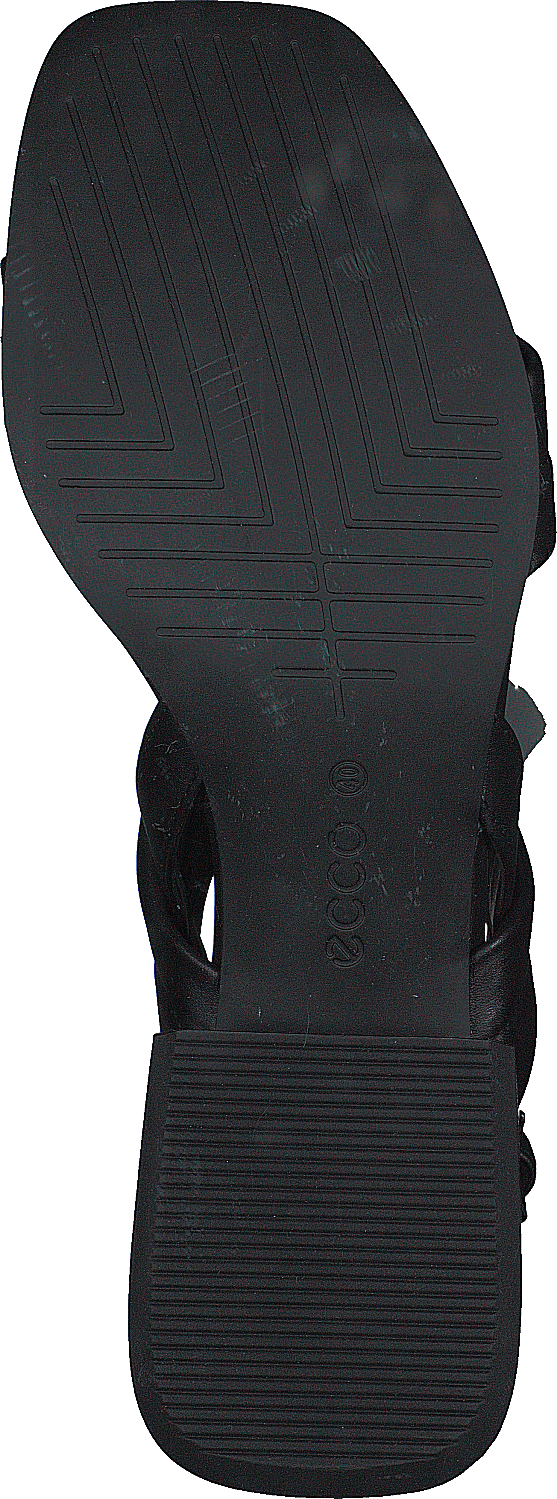 Ecco Elevate Squared Sandal Noir