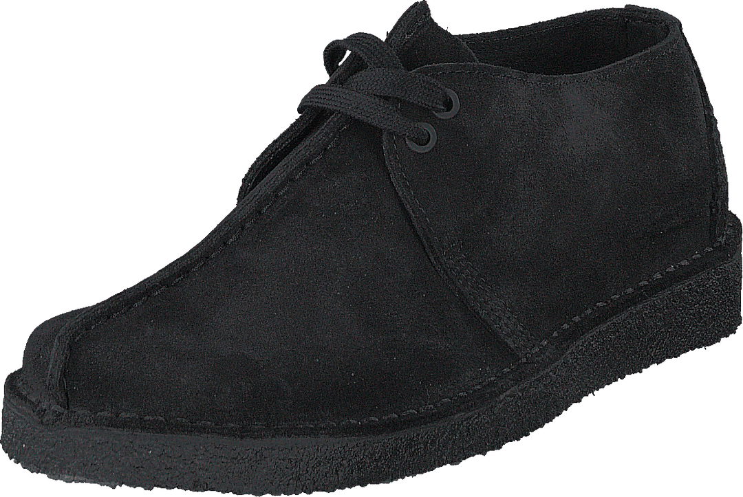 Desert Trek Black Suede