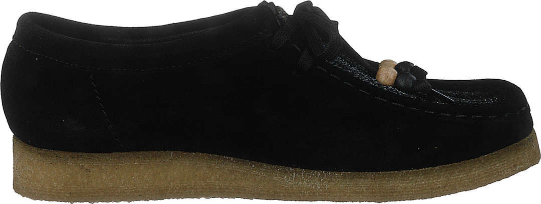 Wallabee Black Raffia