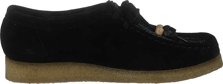 Wallabee Black Raffia