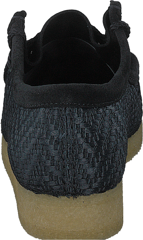 Wallabee Black Raffia