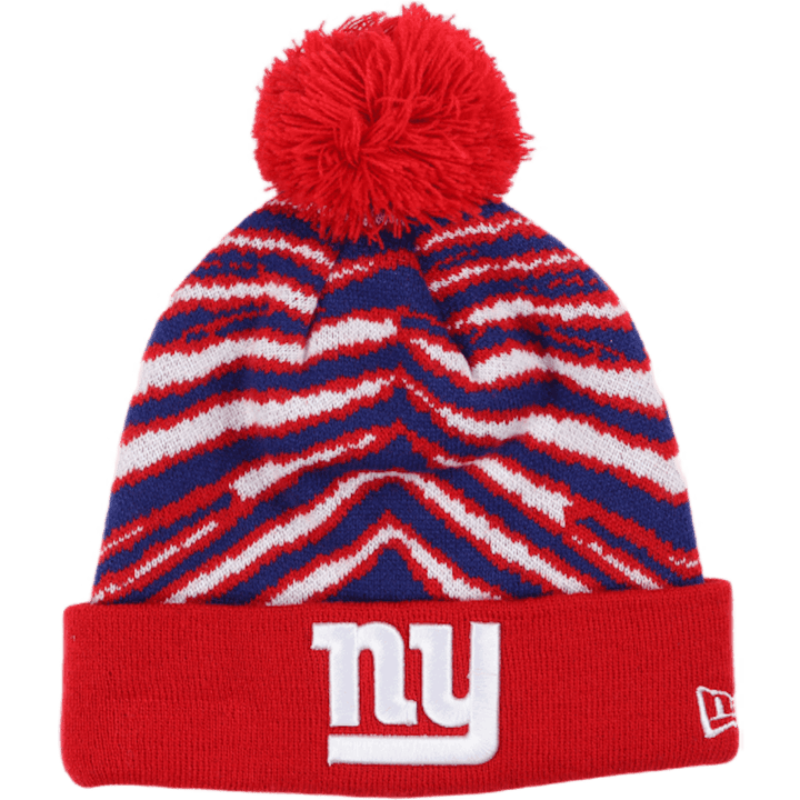 Giants Emea Zubas Pom Beanie Červená/modrá/bílá