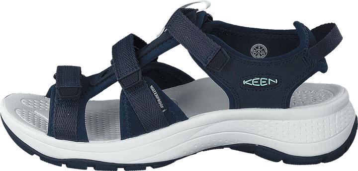 Ke Astoria West Open Toe W Blu Blue Nights-blk Iris
