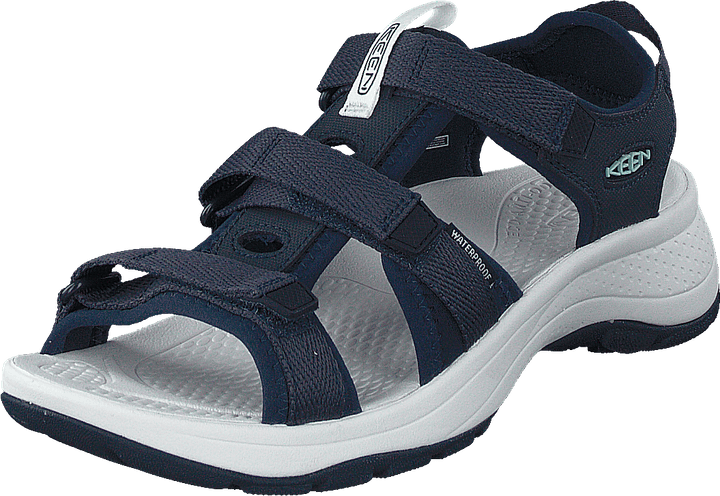 Ke Astoria West Open Toe W Blu Blue Nights-blk Iris