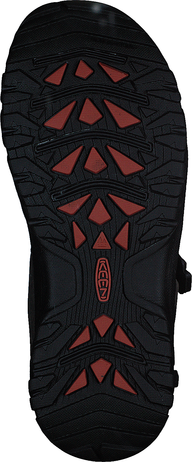 Ke Targhee Iii Open Toe Sandal Grey-black