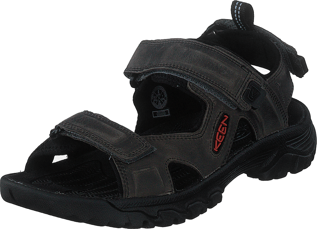 Ke Targhee Iii Open Toe Sandal Grey-black