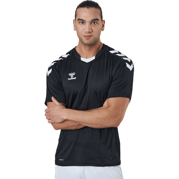 Hmlcore Xk Poly Jersey S/s Black