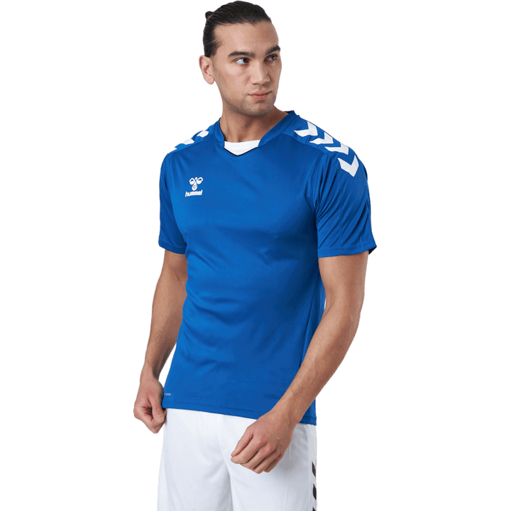 Hmlcore Xk Poly Jersey S/s True Blue
