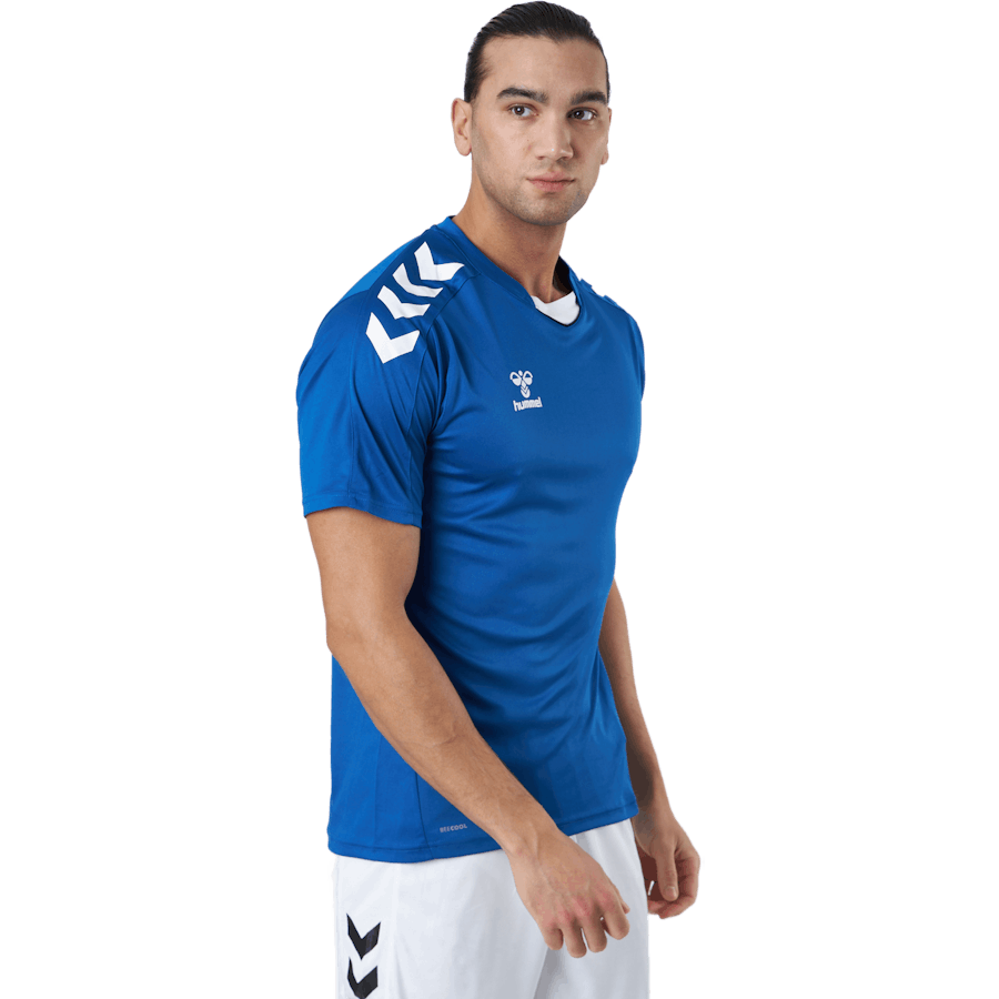 Hmlcore Xk Poly Jersey S/s True Blue
