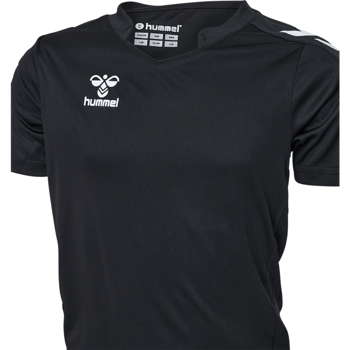 Hmlcore Xk Poly Jersey S/s Kid Black