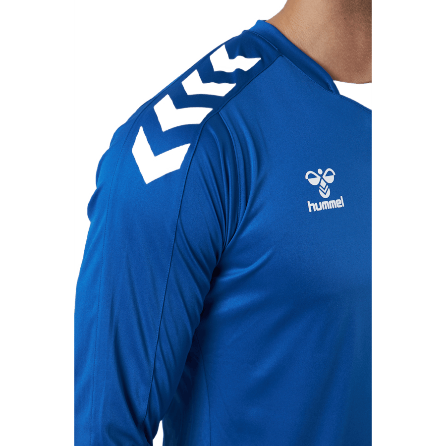 Hmlcore Xk Poly Jersey L/s Echt Blau
