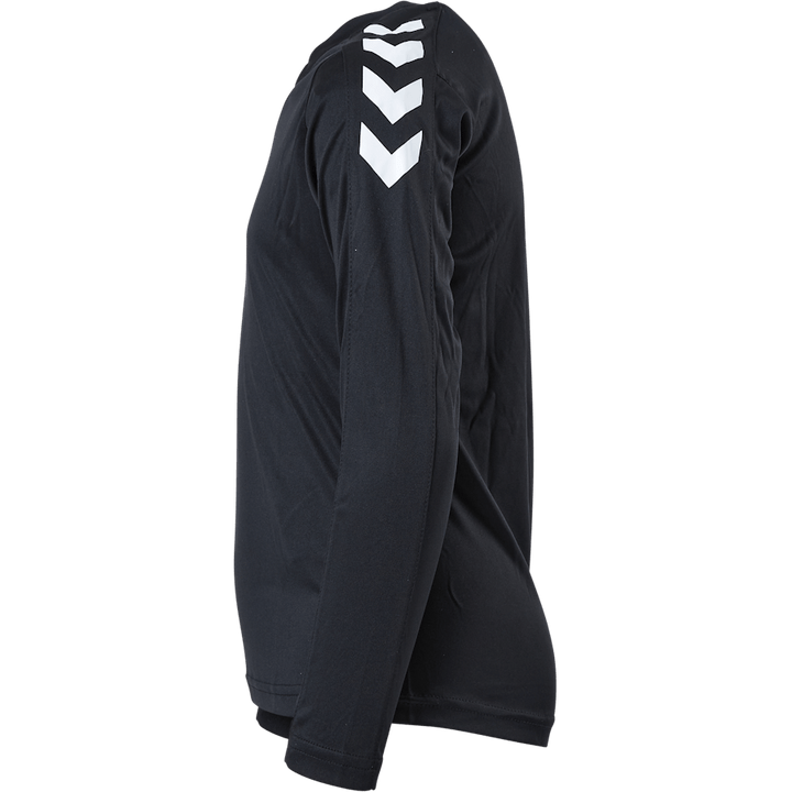 Hmlcore Xk Poly Jersey L/s Kid Black