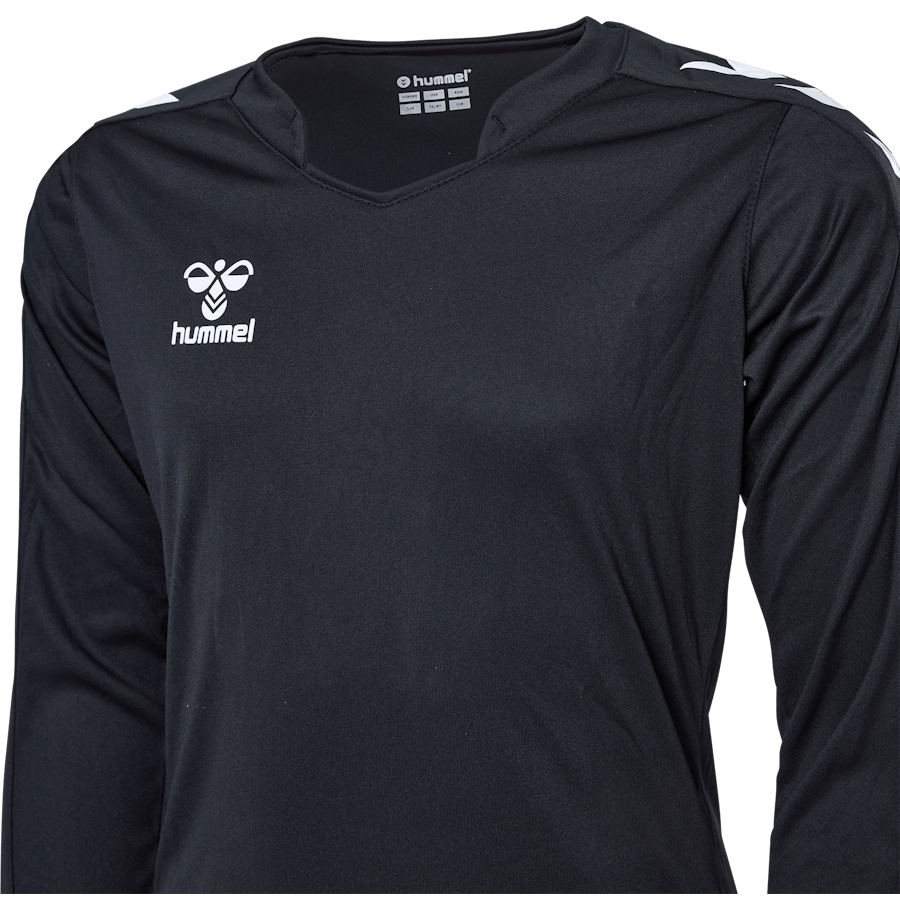 Hmlcore Xk Poly Jersey L/s Kid Black