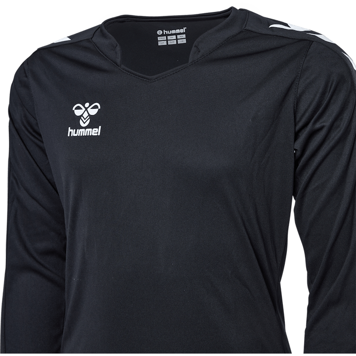 Hmlcore Xk Poly Jersey L/s Kid Black