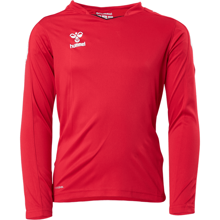 Hmlcore Xk Poly Jersey L/s Kid True Red
