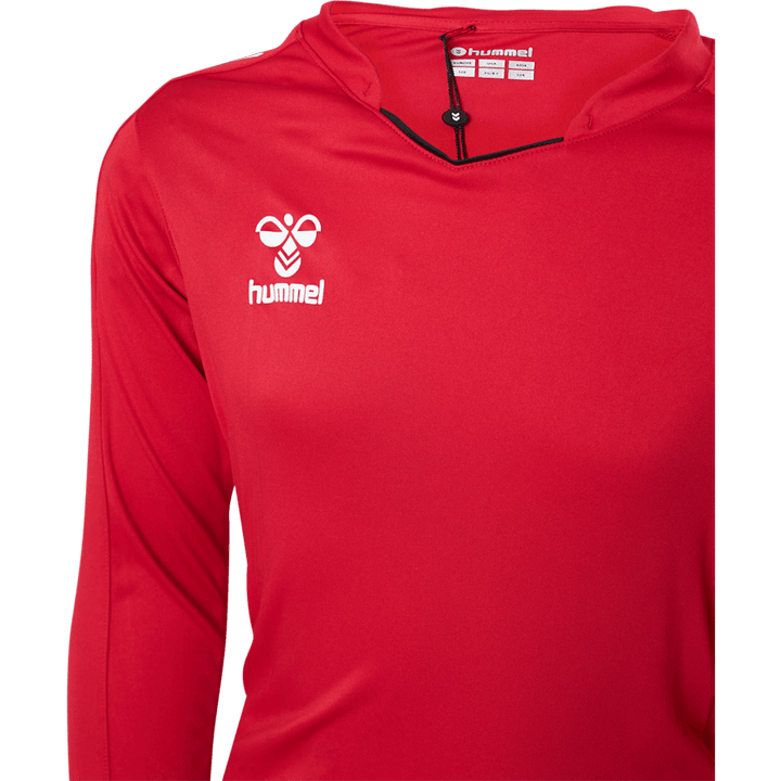 Hmlcore Xk Poly Jersey L/s Kid True Red