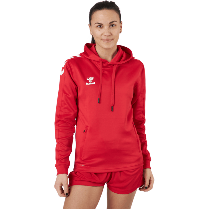 Hmlcore Xk Poly Sweat Hoodie W True Red