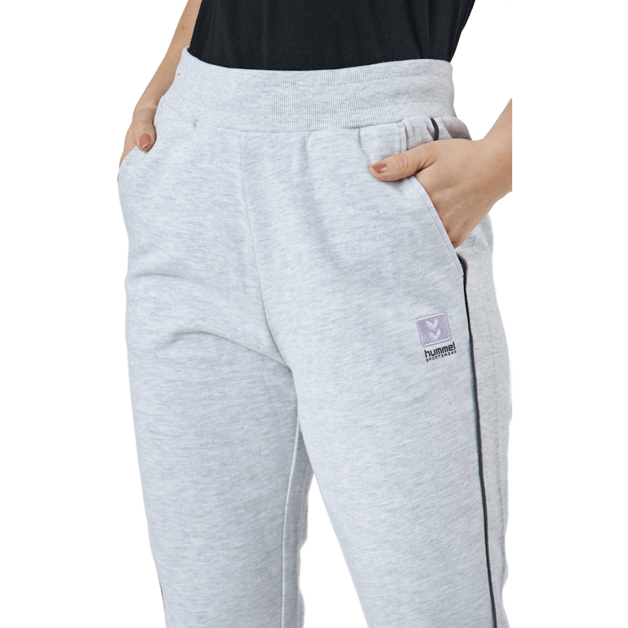 Hmllgc Yoko Regular Pants Light Grey Melange