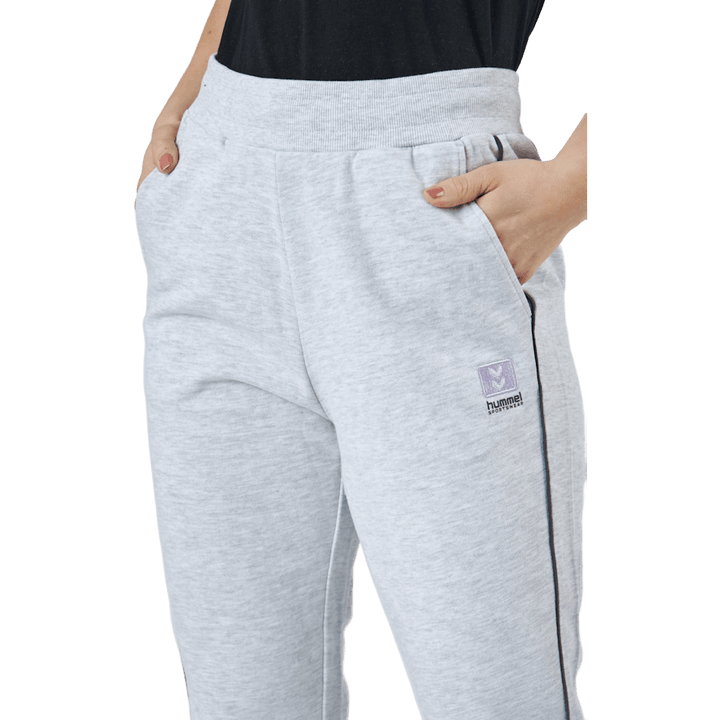Hmllgc Yoko Regular Pants Light Grey Melange
