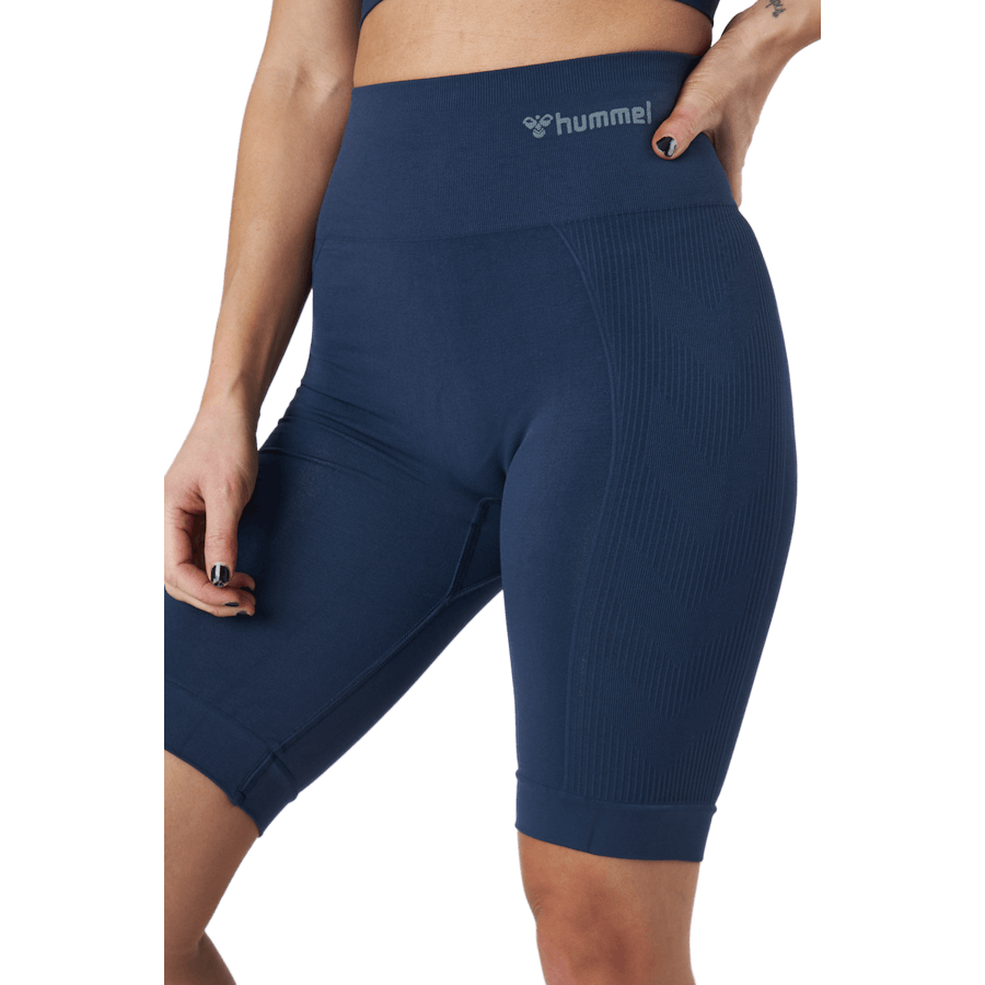 Hmltif Seamless Cyling Shorts Black Iris