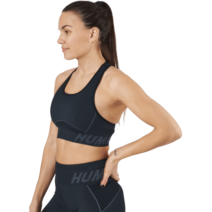 Hmlte Christel Seamless Sports Black/asphalt Melange