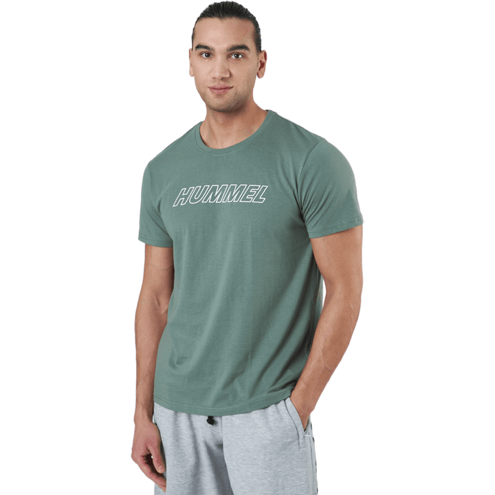 Hmlte Callum Cotton T-shirt Laurel Wreath