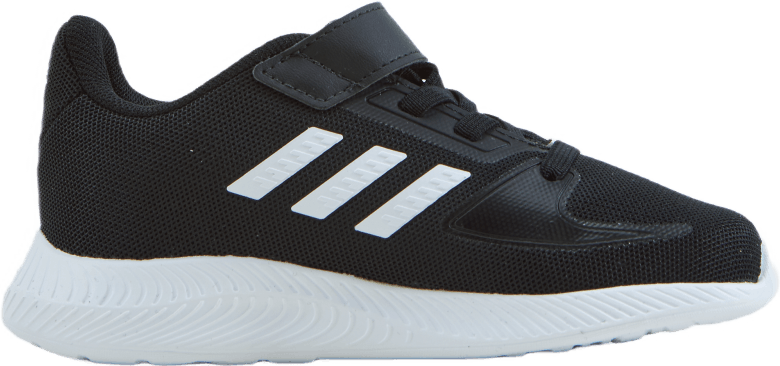 Chaussures Runfalcon 2.0 : noir/blanc nuage/argent métallisé