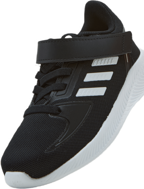 Chaussures Runfalcon 2.0 : noir/blanc nuage/argent métallisé