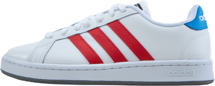 Grand Court Base Shoes Cloud White / Vivid Red / Blue Rush