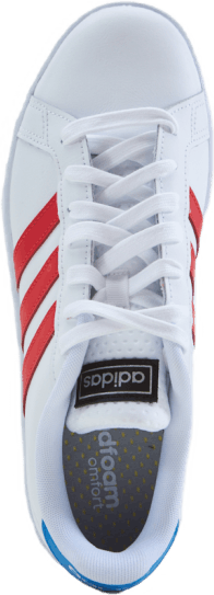 Grand Court Base Shoes Cloud White / Vivid Red / Blue Rush