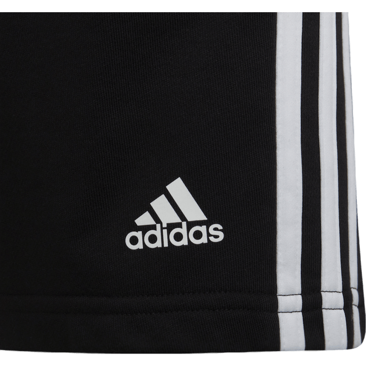 Essentials 3-Stripes Shorts Black / White