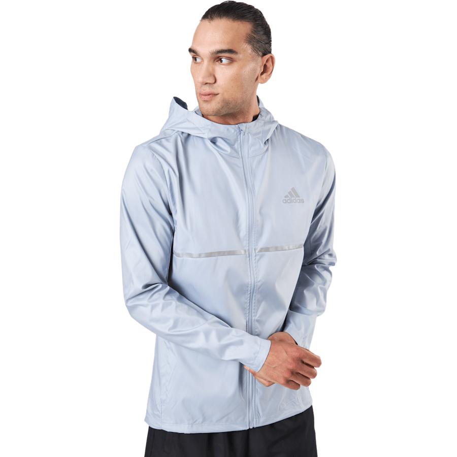 Own The Run Jkt Halo Silver/reflective Silver
