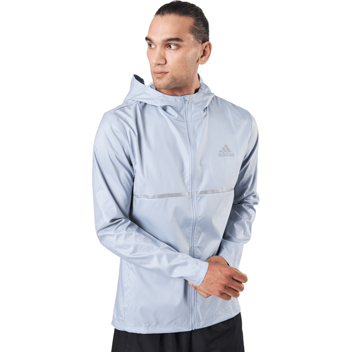 Own The Run Jkt Halo Silver/reflective Silver