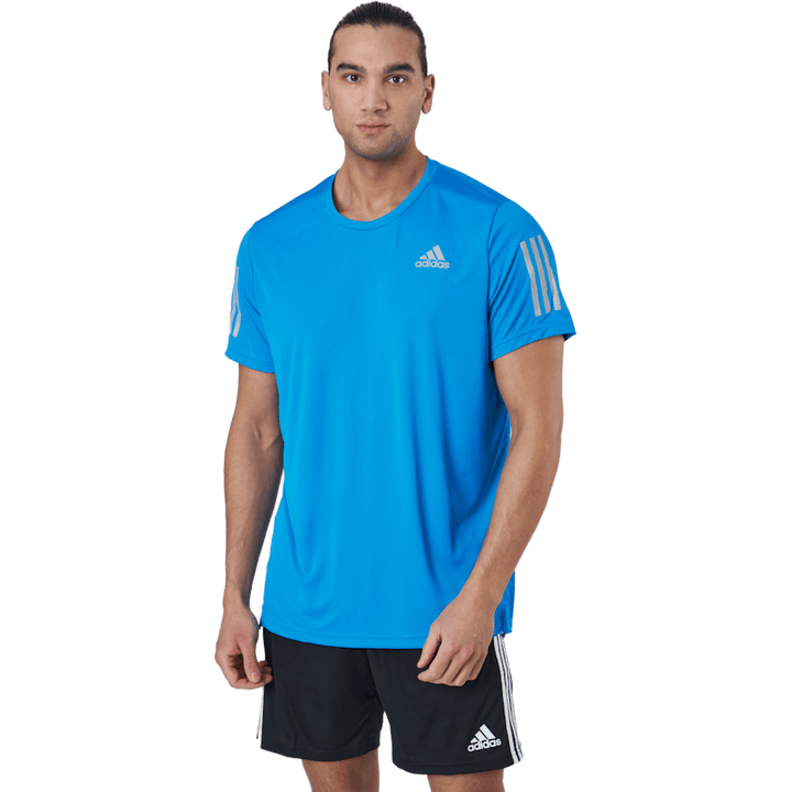 Own The Run Tee Blue Rush/reflective Silver