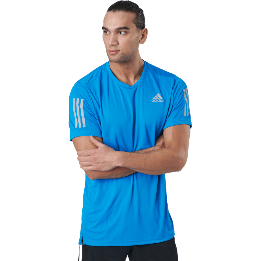 Own The Run Tee Blue Rush/reflective Silver