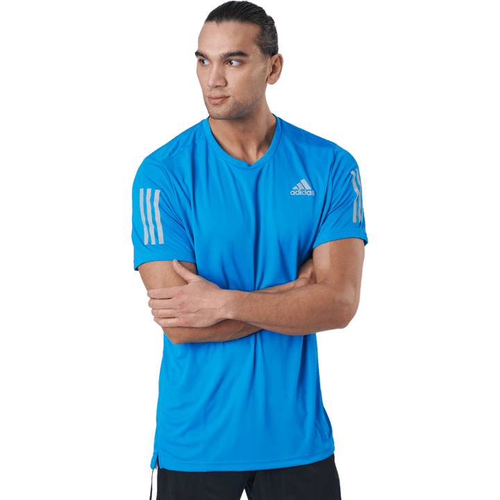 Own The Run Tee Blue Rush/reflective Silver