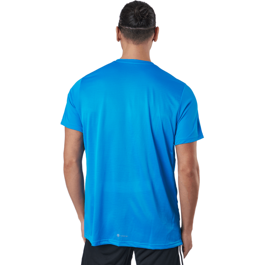 Own The Run Tee Blue Rush/reflective Silver