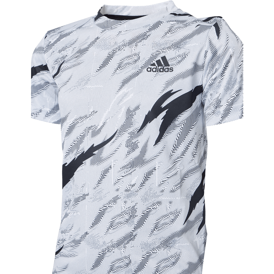 B D4s Aop Tee Biela/čierna