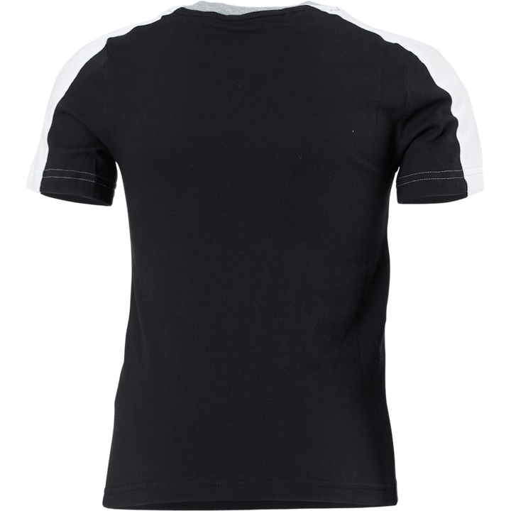 B Cb Logo Tee Black/medium Grey Heather/whit