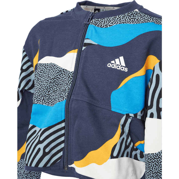 G Pw Tracktop Top:wonder White/magic Grey/se
