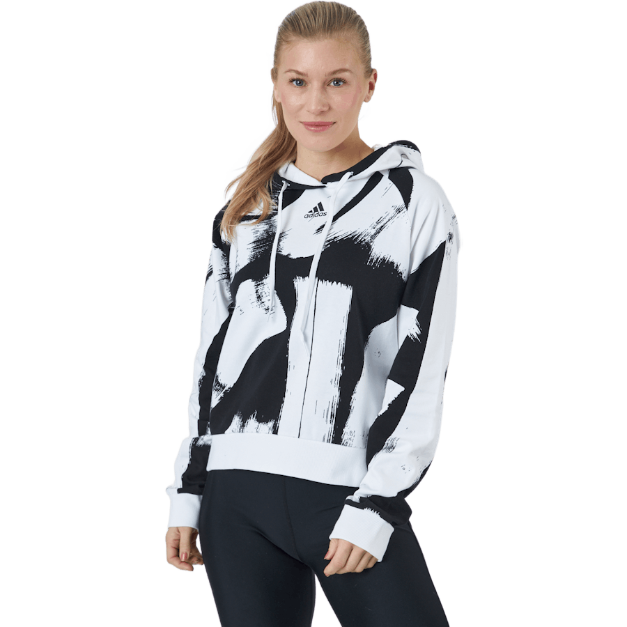 W Aop Hd Swt Black/black