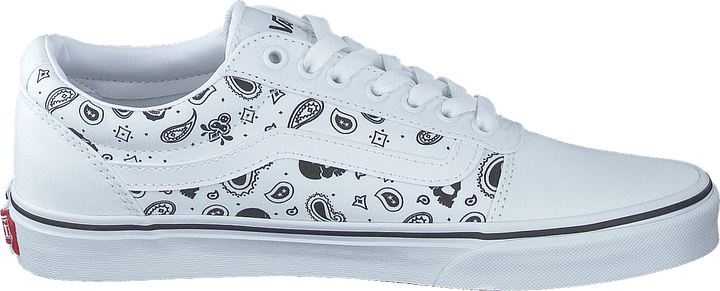 Mn Ward (skull Bandana) White/white