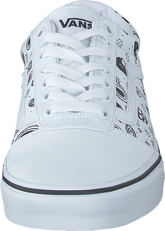 Mn Ward (skull Bandana) White/white