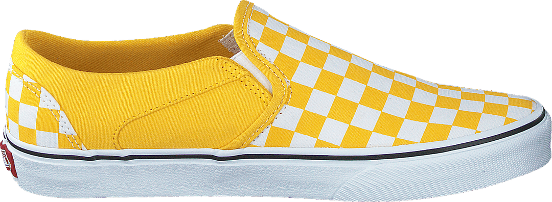 Wm Asher (checkerboard) Freesia/white
