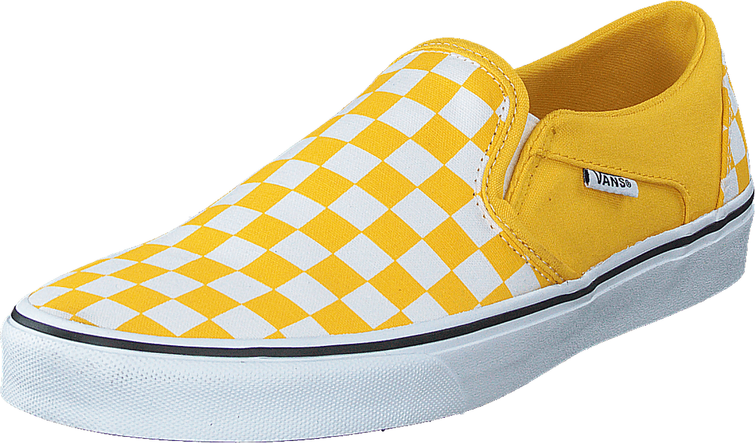 Wm Asher (checkerboard) Freesia/white