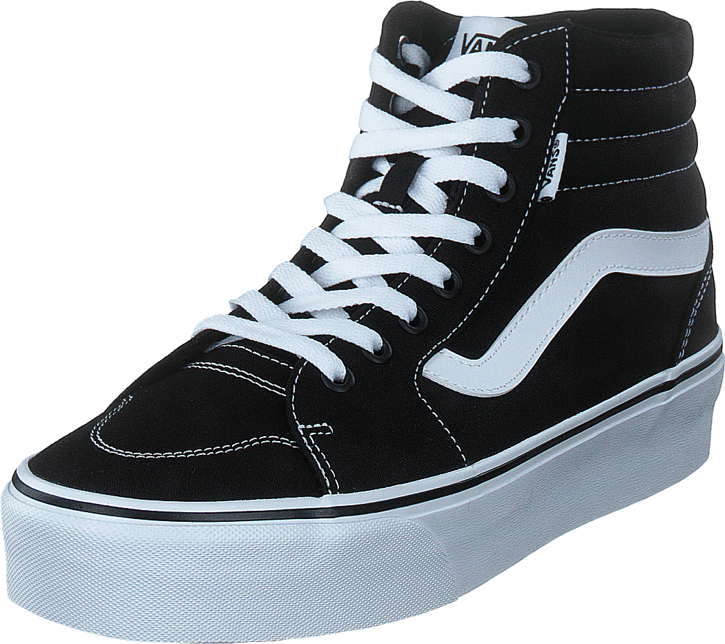 Wm Filmore Hi Platform (canvas) Black/white