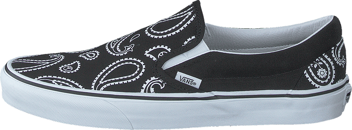 Ua Classic Slip-on (peace Paisley) Blk/trwht