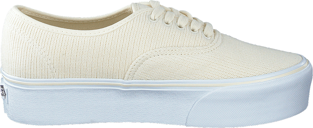 Ua Authentic Stackform (rib Knit)antiquewhttrwht