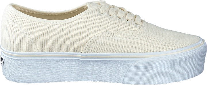 Ua Authentic Stackform (rib Knit)antiquewhttrwht